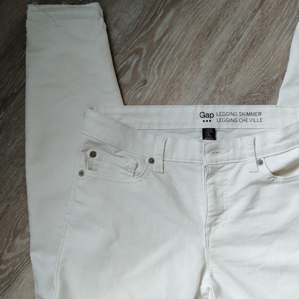Gap white jeans